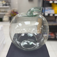 Büyük Elma Şeffaf Dekoratif Teraryum Vazo - 20509 - deg -